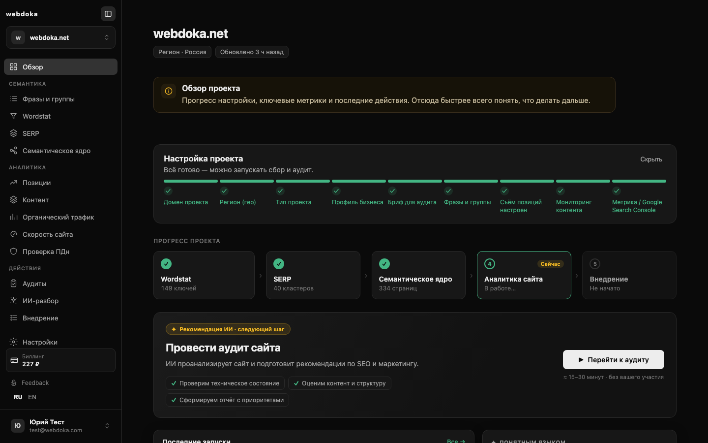 Обзор проекта